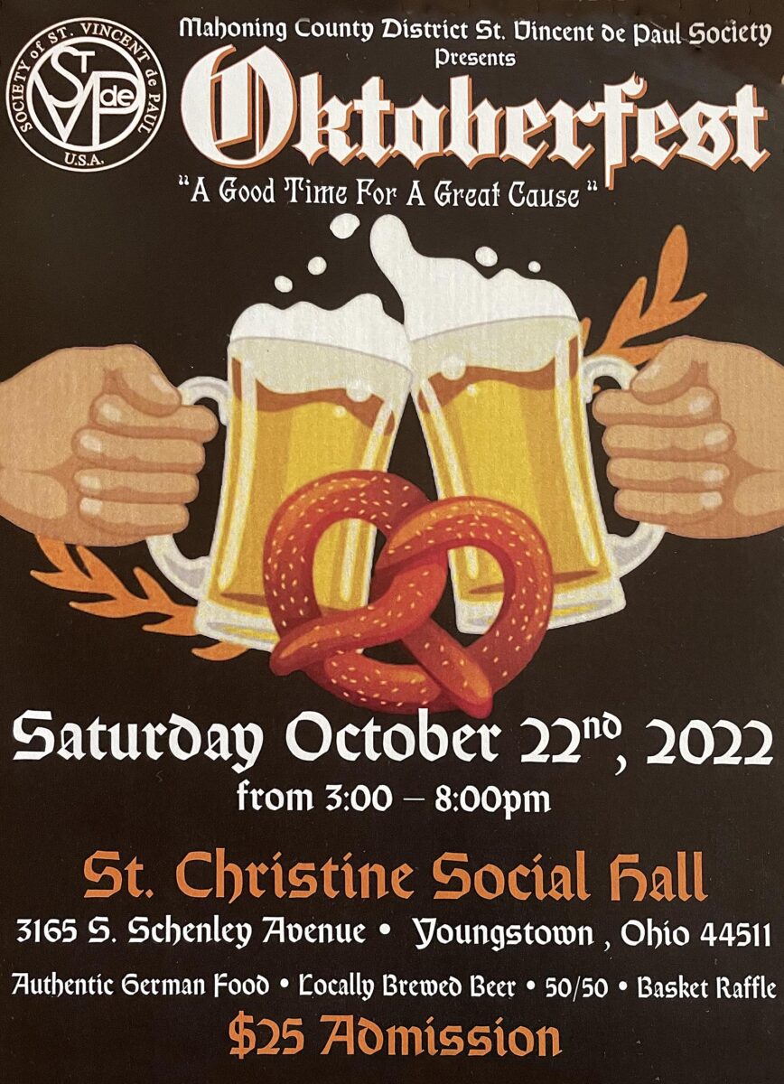 Mahoning County SVdP Oktoberfest 2022 flier